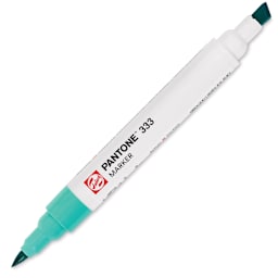 Pantone Dual Tip Marker - 333, marker with caps off