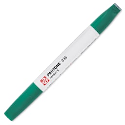 Pantone Dual Tip Marker - 335, marker with caps on