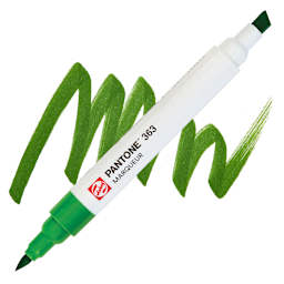 Pantone Dual Tip Marker - 363, swatch and marker