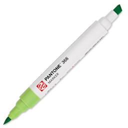 Pantone Dual Tip Marker - 366, marker with caps off