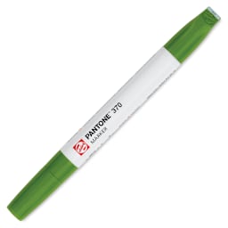 Pantone Dual Tip Marker - 370, marker with caps on