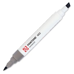 Pantone Dual Tip Marker - 403, marker with caps off