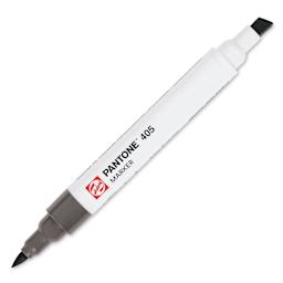 Pantone Dual Tip Marker - 405, marker with caps off