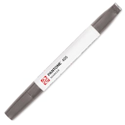 Pantone Dual Tip Marker - 405, marker with caps on