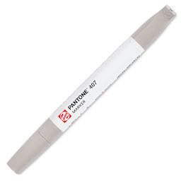 Pantone Dual Tip Marker - 407, marker with caps on