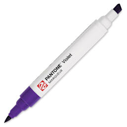 Pantone Dual Tip Marker - Violet, caps off