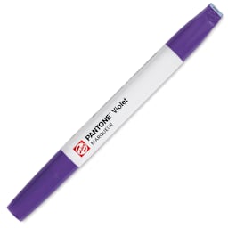 Pantone Dual Tip Marker - Violet, caps on
