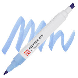 Pantone Dual Tip Marker - 659, swatch and markers
