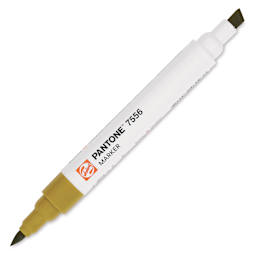 Pantone Dual Tip Marker - 7556, caps off