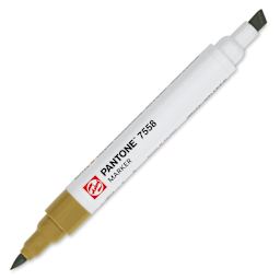 Pantone Dual Tip Marker - 7558, caps off