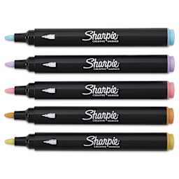 Sharpie Creative Acrylic Markers - Set of 5, Earth Tones Celestial Skies, Bullet Tip