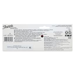 Sharpie Creative Acrylic Markers - Set of 2, Black and White, Fine Tip back of packaging