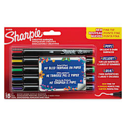 Sharpie Creative Acrylic Markers - Set of 5, Classic, Fine Tip front of packaging