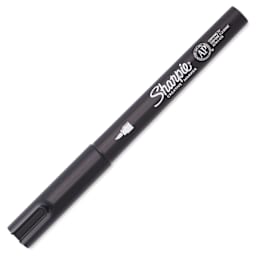 Sharpie Creative Acrylic Marker - Black, Brush Tip with cap on