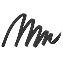 Sharpie Creative Acrylic Marker - Black, Brush Tip - Swatch