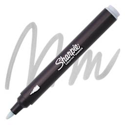 Sharpie Creative Acrylic Marker - Cool Gray, Bullet Tip - Marker and Swatch
