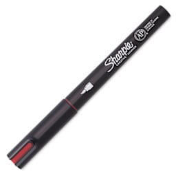 Sharpie Creative Acrylic Marker - Red, Brush Tip - with cap on