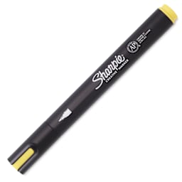 Sharpie Creative Acrylic Marker - Yellow, Bullet Tip - with cap on