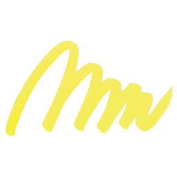 Sharpie Creative Acrylic Marker - Yellow, Brush Tip swatch