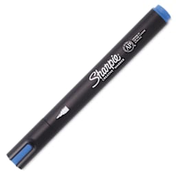 Sharpie Creative Acrylic Marker - Blue, Bullet Tip - with cap on