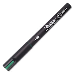 Sharpie Creative Acrylic Marker - Emerald Green, Brush Tip with cap on
