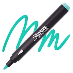 Sharpie Creative Acrylic Marker - Lake Green, Bullet Tip - Marker and Swatch