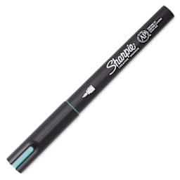 Sharpie Creative Acrylic Marker - Lake Green, Brush Tip - with cap on