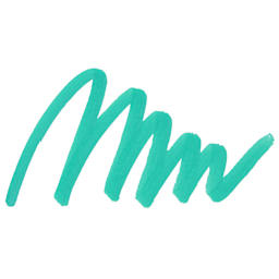 Sharpie Creative Acrylic Marker - Lake Green, Brush Tip - Swatch