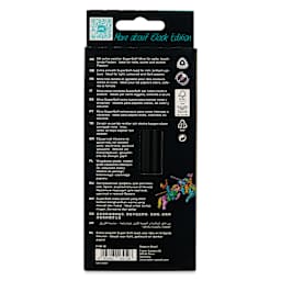 Faber-Castell Black Edition Colored Pencils - Assorted Colors, Set of 12, back of the packaging