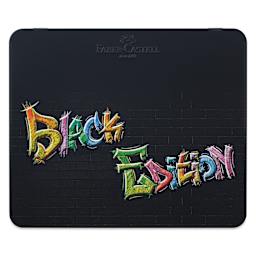 Faber-Castell Black Edition Colored Pencils - Assorted Colors, Tin Set of 100