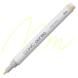 Copic Acrea Paint Marker - Cream Yellow 016, marker and swatch