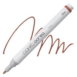 Copic Acrea Paint Marker - Sepia 004, marker and swatch