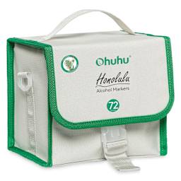 Ohuhu Honolulu Dual Tip Marker Set - Set of 72, Assorted Colors, front of case