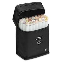 Ohuhu Oahu Dual-Tip Marker Set - Set of 36, Skin Tones, in packaging