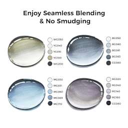 Ohuhu Oahu Dual-Tip Marker Set - Set of 36, Grayscale Colors, blended grayscale colors