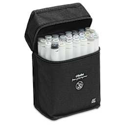 Ohuhu Oahu Dual-Tip Marker Set - Set of 36, Grayscale Colors, in packaging