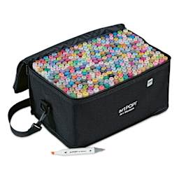 artPOP! Chisel and Fine Dual Tip Alcohol Art Marker Set - Set of 321, Assorted, open packaging