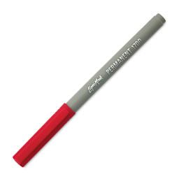 Liqui-Mark Permanent Markers- Pkg of 12, Red, Extra Fine Tip single marker with cap on