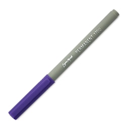 Liqui-Mark Permanent Markers- Pkg of 12, Purple, Extra Fine Tip single marker with cap on