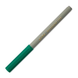 Liqui-Mark Permanent Markers- Pkg of 12, Green, Extra Fine Tip single marker with cap on