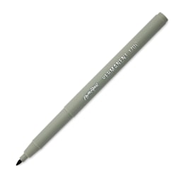 Liqui-Mark Permanent Markers- Pkg of 12, Brown, Extra Fine Tip single marker with cap off