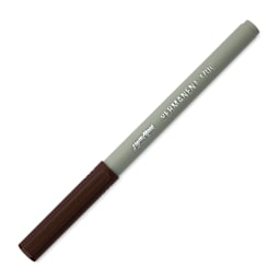 Liqui-Mark Permanent Markers- Pkg of 12, Brown, Extra Fine Tip single marker with cap on