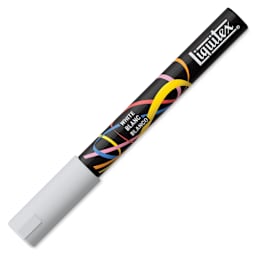Liquitex Marker - White, Bullet Tip, 2 mm, capped