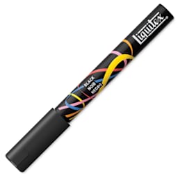 Liquitex Marker - Black, Bullet Tip, 2 mm, capped