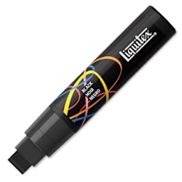 Liquitex Marker - Black, Chisel Tip, 15 mm