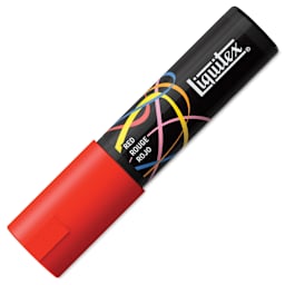 Liquitex Marker - Red, Chisel Tip, 8 mm, capped