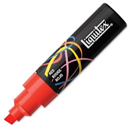 Liquitex Marker - Red, Chisel Tip, 8 mm