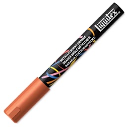 Liquitex Marker - Metallic Burnt Orange, Bullet Tip, 2 mm, capped