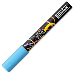 Liquitex Marker - Light Blue, Bullet Tip, 2 mm, capped