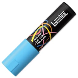 Liquitex Marker - Light Blue, Chisel Tip, 8 mm, capped